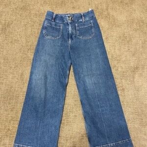 Anthropologie's Pilcro Wide Leg Jeans Size 26